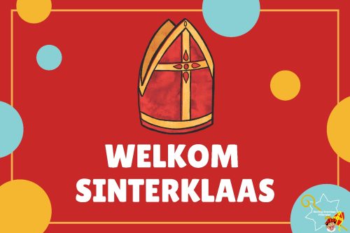 Vlag "Welkom Sinterklaas"
